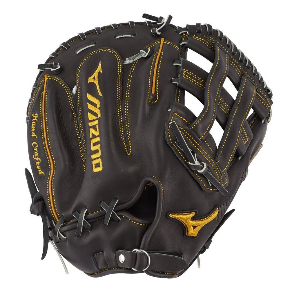 Panske Catchers Mitt Mizuno Pro First Base 13" Baseball Čierne Vypredaj EDON15294